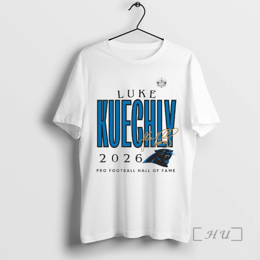 Officials Luke Kuechly Panthers Class 2026 Pro Football Hall Fame Logo T-Shirts, Hoodie, Sweatshirt