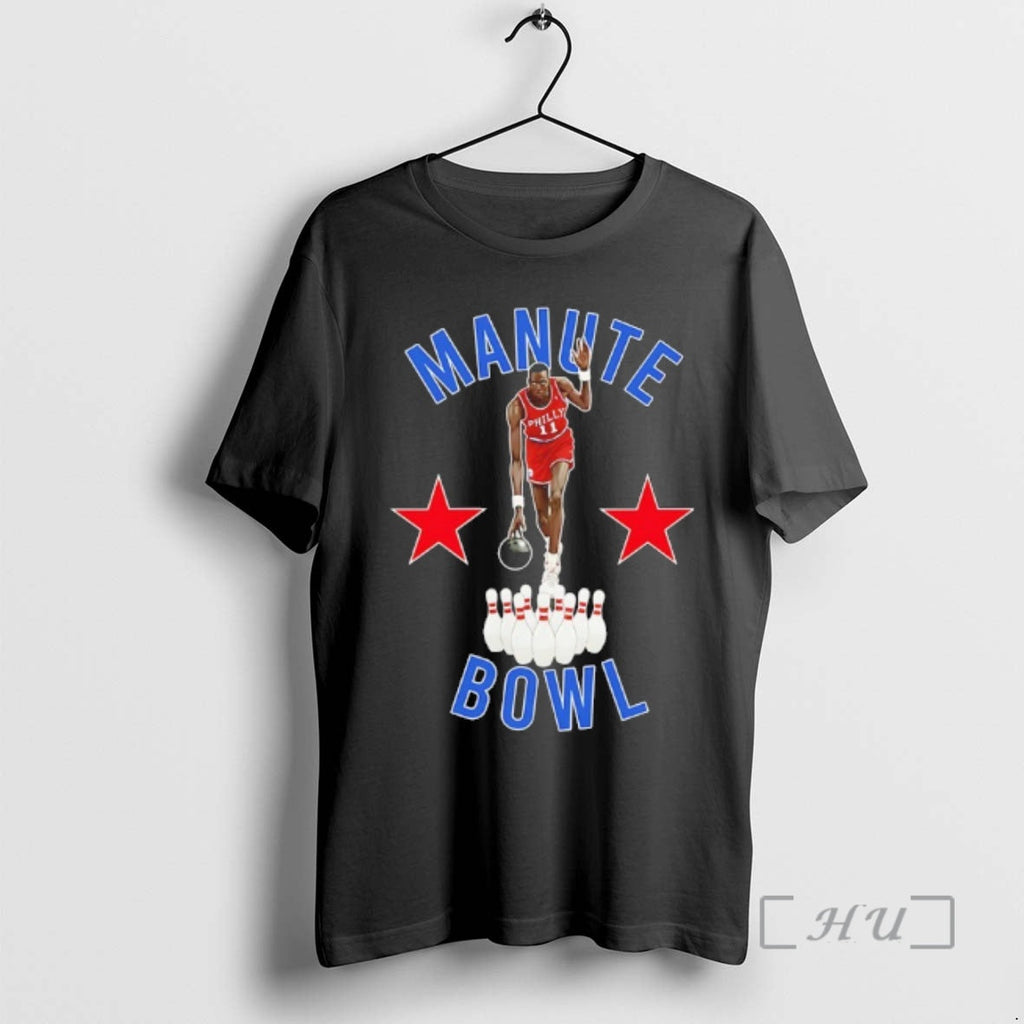 Officials Manute Bol Philadelphia 76ers Bowling Minute Manute T-Shirts, Hoodie, Sweatshirt