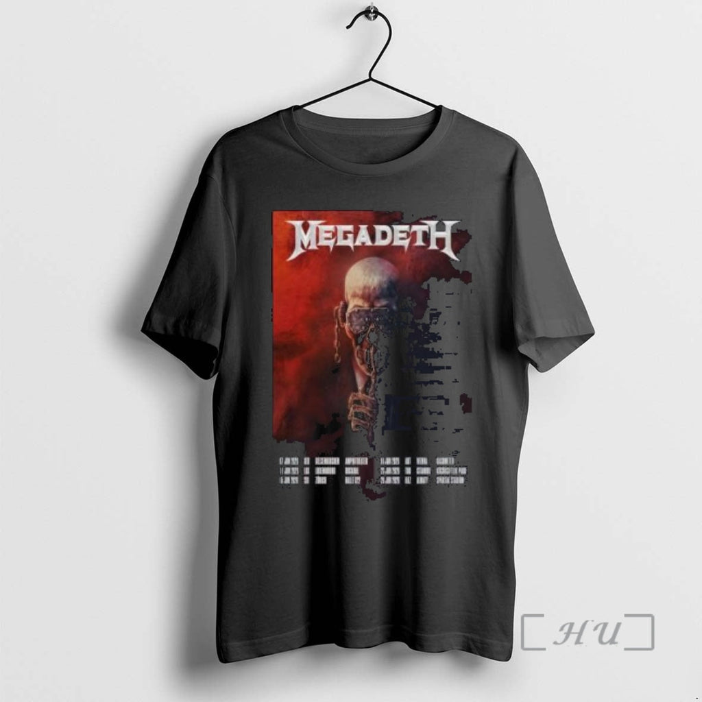Officials Megadeth June 2026 Tour Circle Black T-Shirts, Hoodie, Sweatshirt
