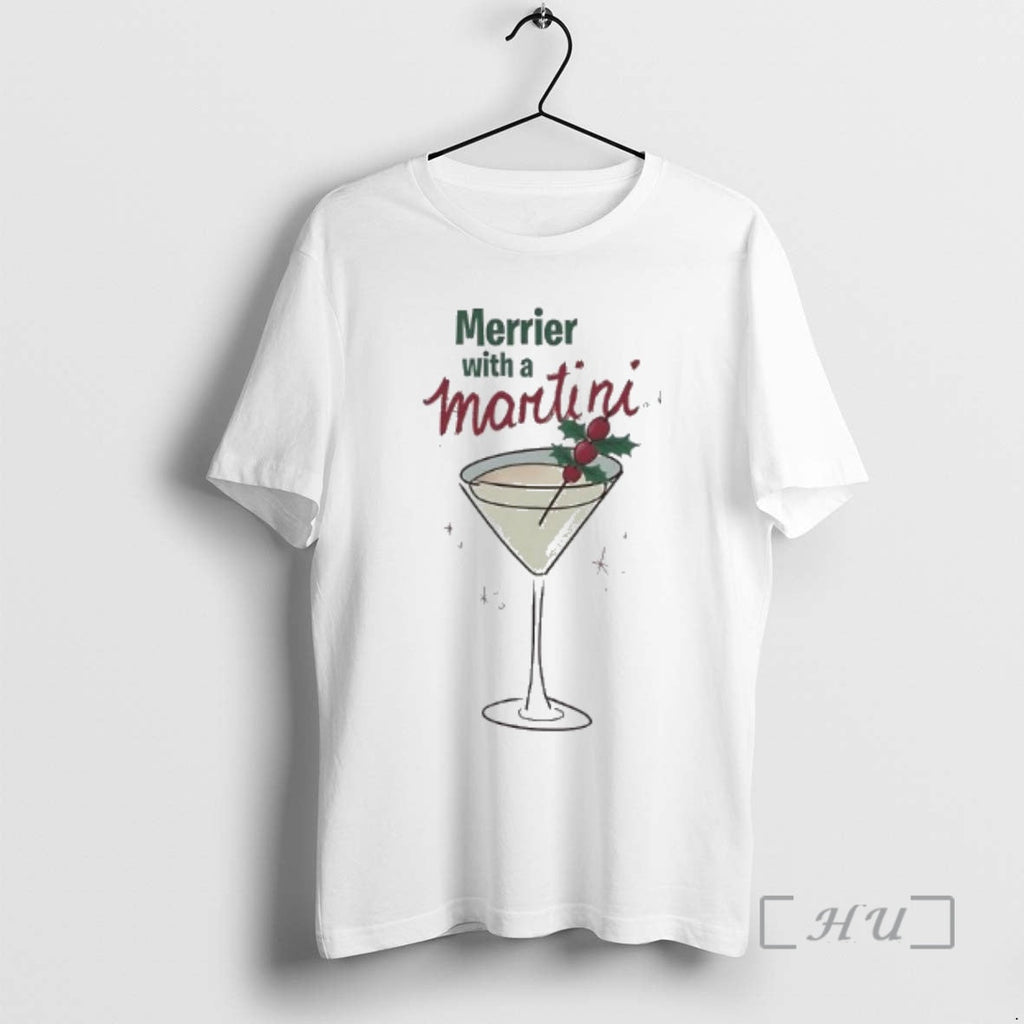 Officials Merrier Martini T-Shirts, Hoodie, Sweatshirt
