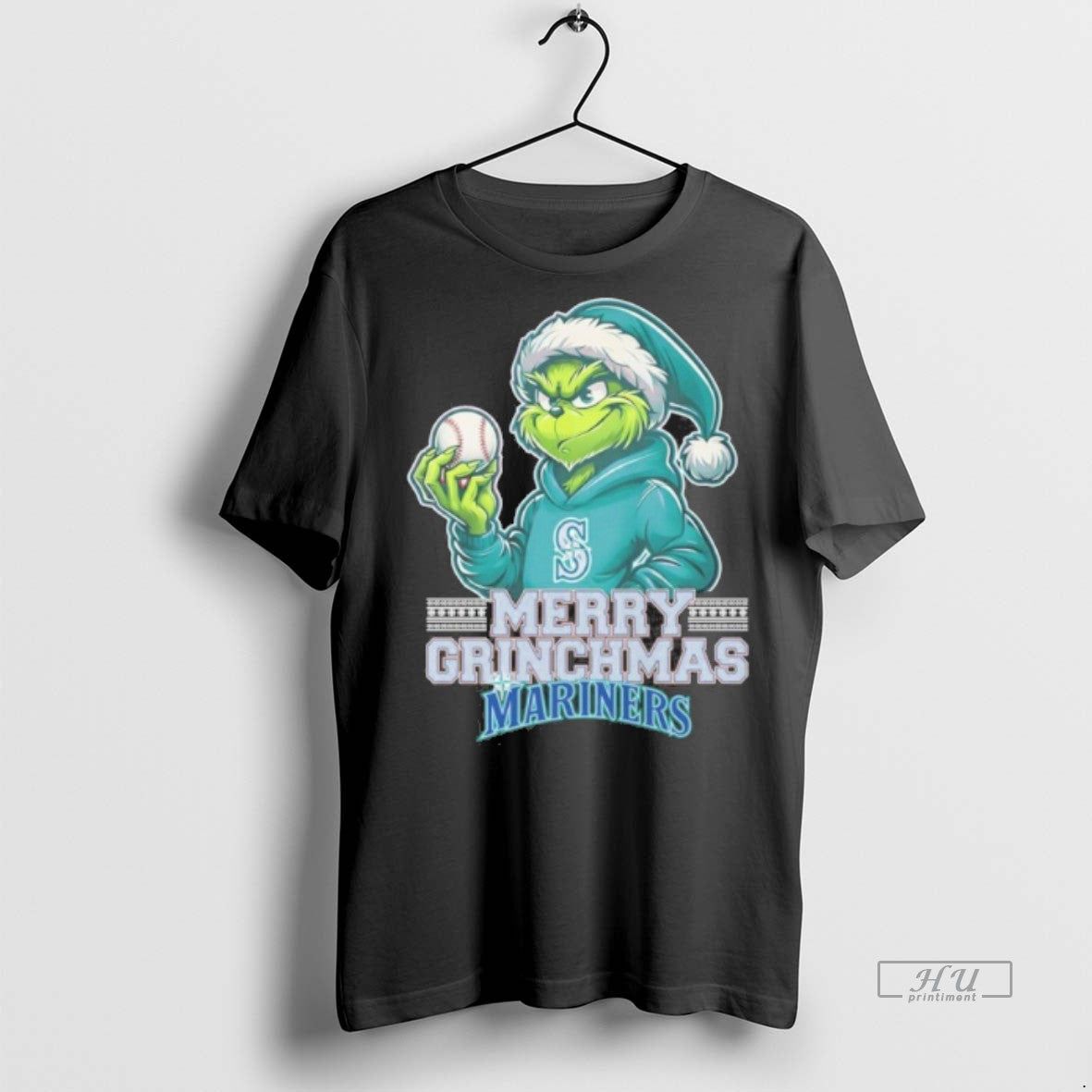 Officials Merry Grinchmas Grinch Seattle Mariners Christmas Tee Shirt Sweater