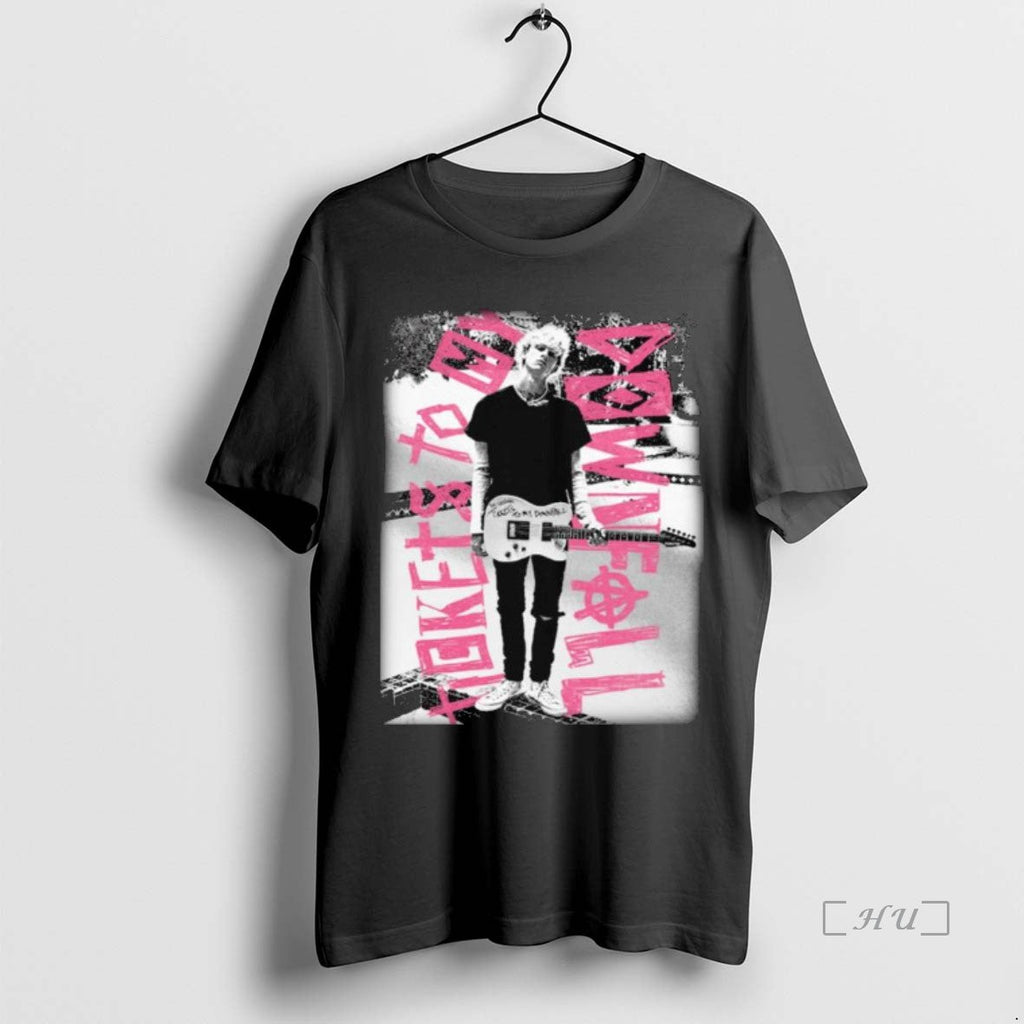 Officials Mgk Tickets My Downfall Anniversary Reflective Long Sleve T-Shirts, Hoodie, Sweatshirt