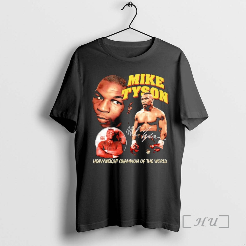 Officials Mike Tyson Heavyweight Champion World Signature T-Shirts, Hoodie, Sweatshirt