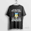 Officials Minions Im Not Crazy Im No Wait Maybe Im Crazy One Second T-Shirts, Hoodie, Sweatshirt
