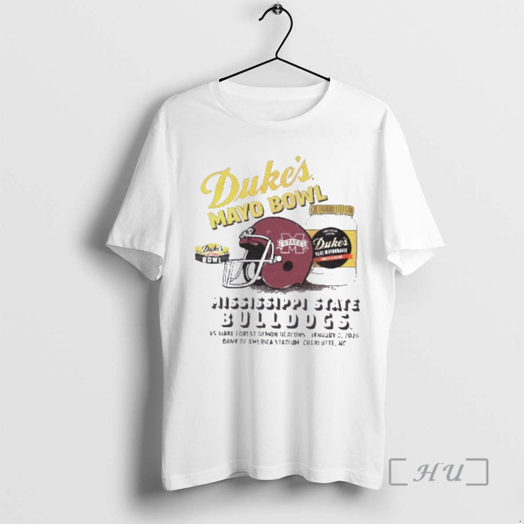 Officials Mississippi State 2026 Dukes Mayo Bowl Helmet T-Shirts, Hoodie, Sweatshirt