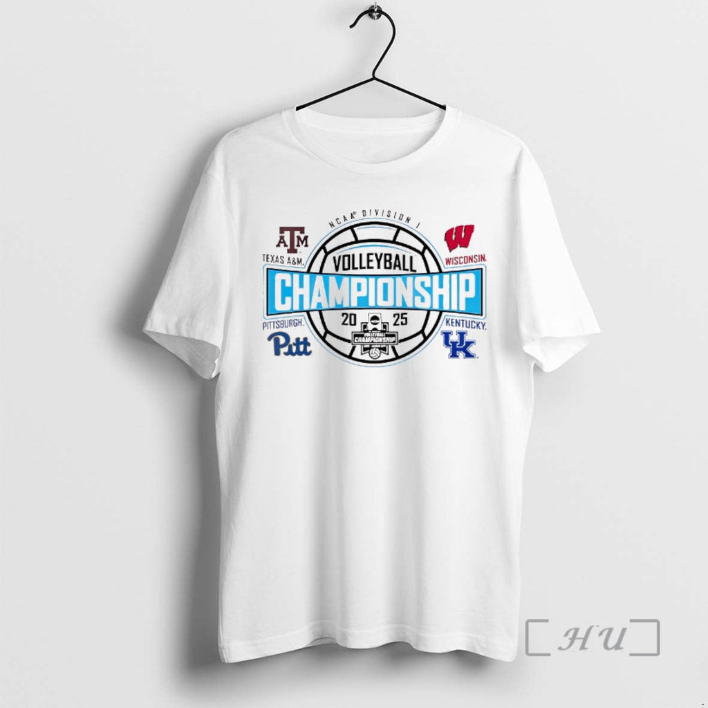 Officials Ncaa Division I Volleyball Final Four Championship 2025 Texas Am Wisconsin Pittsburgh Kentucky T-Shirts, Hoodie, Sweatshirt