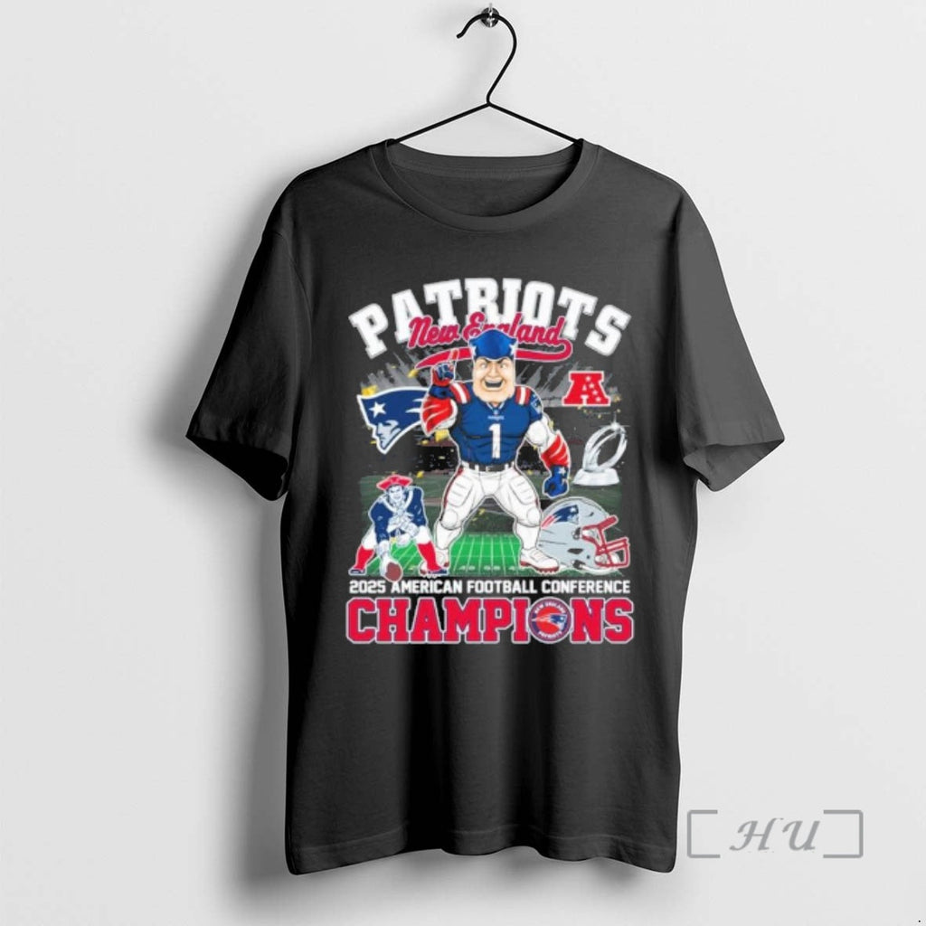 Officials Ne Patriots Mascot Afc Conference Champions T-Shirts, Hoodie, Sweatshirt
