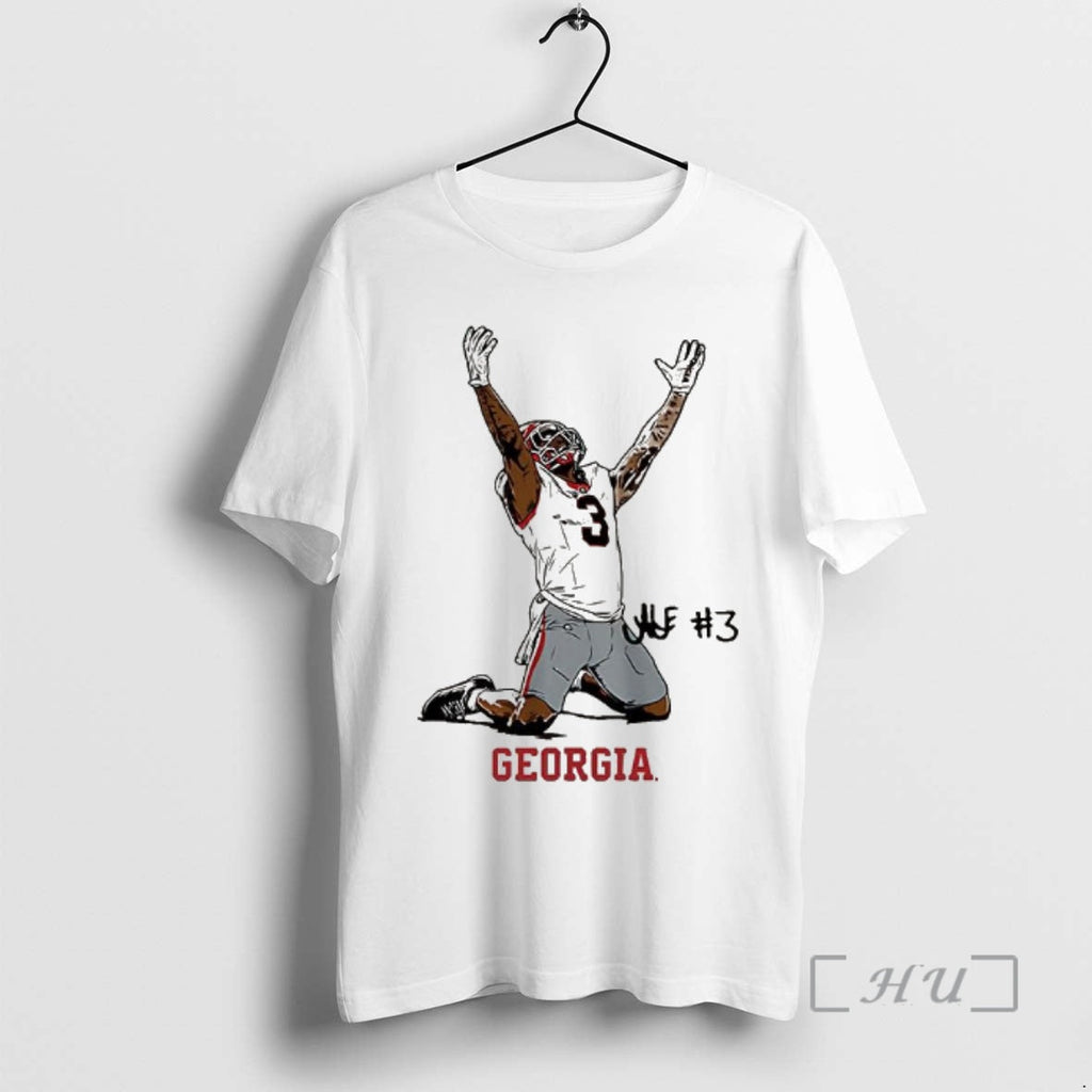Officials Nate Frazier Georgia Bulldogs Football End Zone Celebration Signature T-Shirts, Hoodie, Sweatshirt