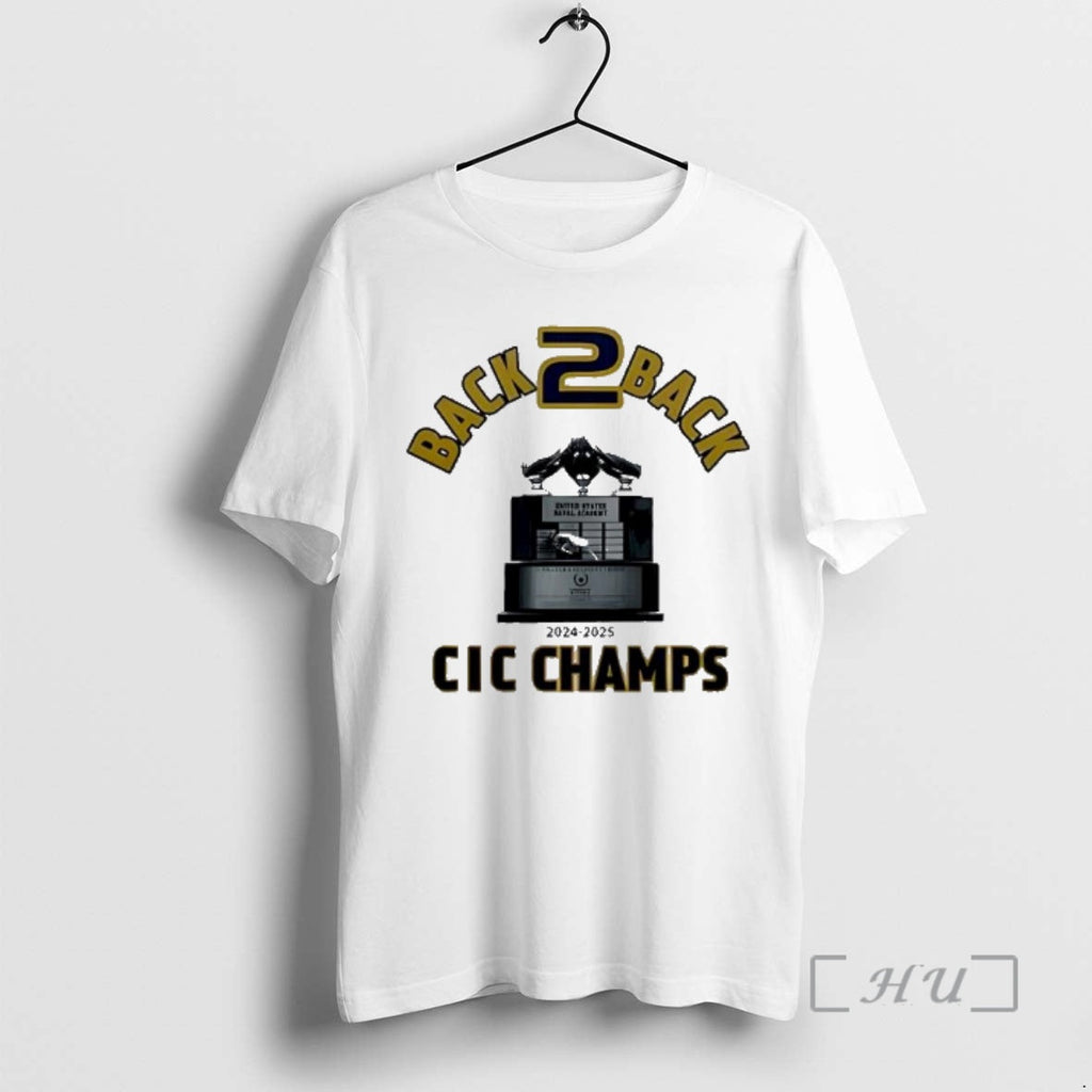 Officials Navy Midshipmen Back Back Cic Champs T-Shirts, Hoodie, Sweatshirt