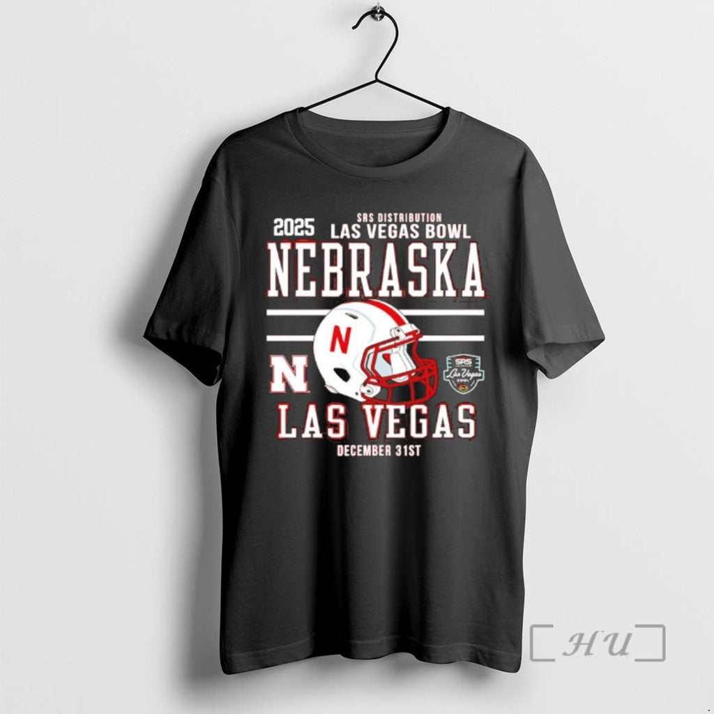 Officials Nebraska Cornhuskers 2025 Las Vegas Bowl Bound Helmet T-Shirts, Hoodie, Sweatshirt