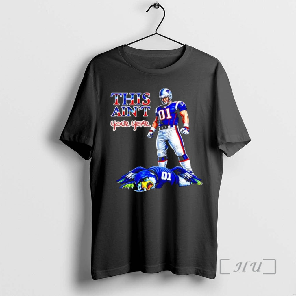 Officials New England Football Rivalry Game Day Thay Aint Ypur Year Mascot Seattle T-Shirts, Hoodie, Sweatshirt