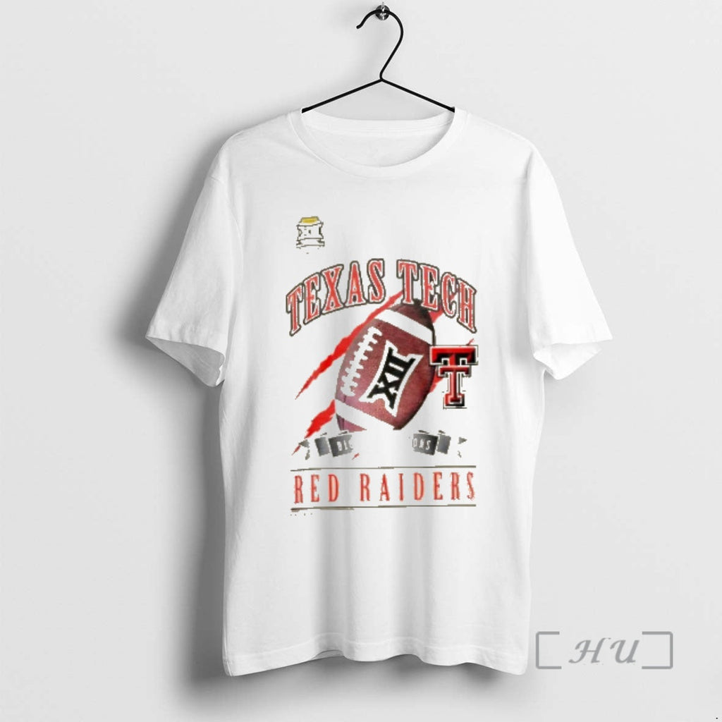 Officials New Era White Texas Tech Red Raiders 2025 Big 12 Football Champions Locker Room T-Shirts, Hoodie, Sweatshirt