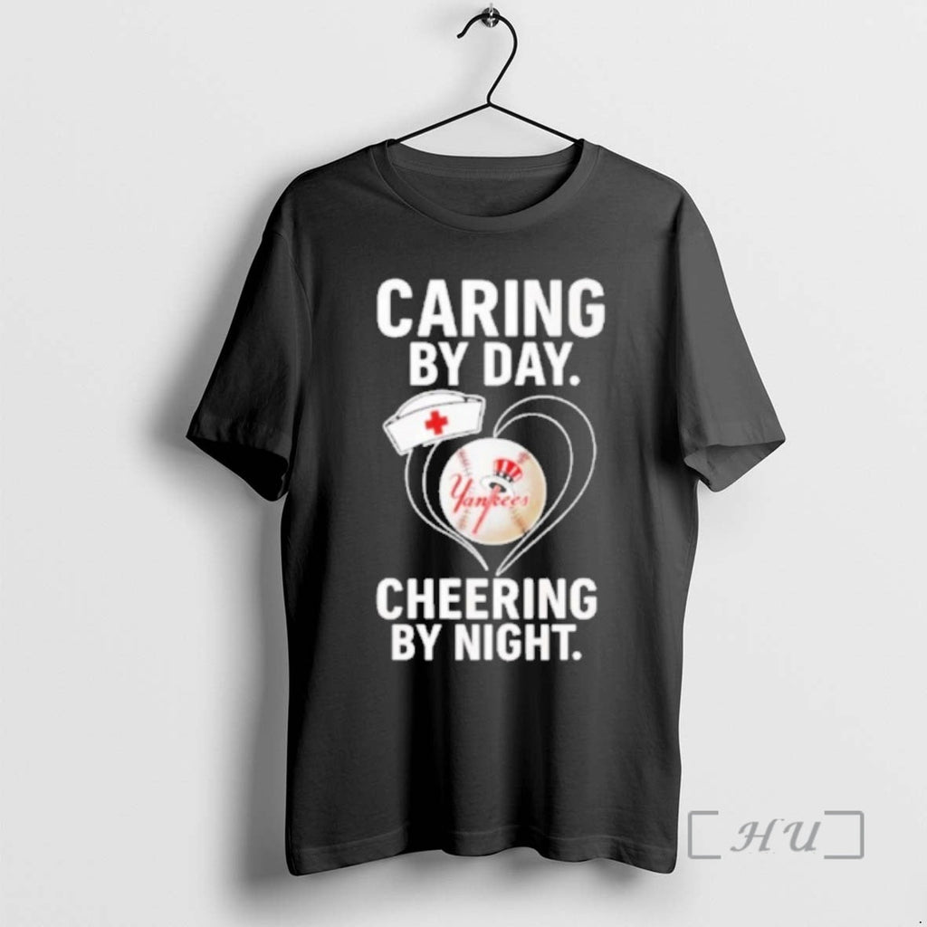 Officials New York Yankees Caring Day Cheering T-Shirts, Hoodie, Sweatshirt