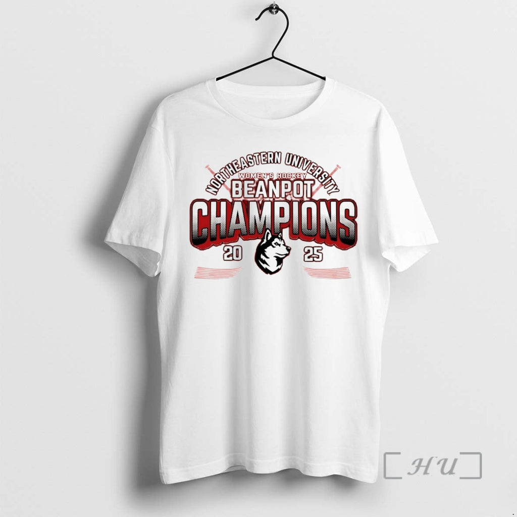 Officials Northeastern Huskies 2025 Hockey Beanpot Champions T-Shirts, Hoodie, Sweatshirt