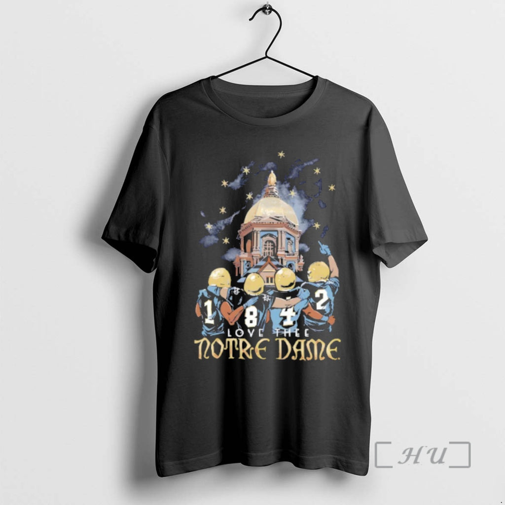 Officials Notre Dame Fighting Irish The Love Thee Notre Dame 2026 Premium T Shirts Sweater