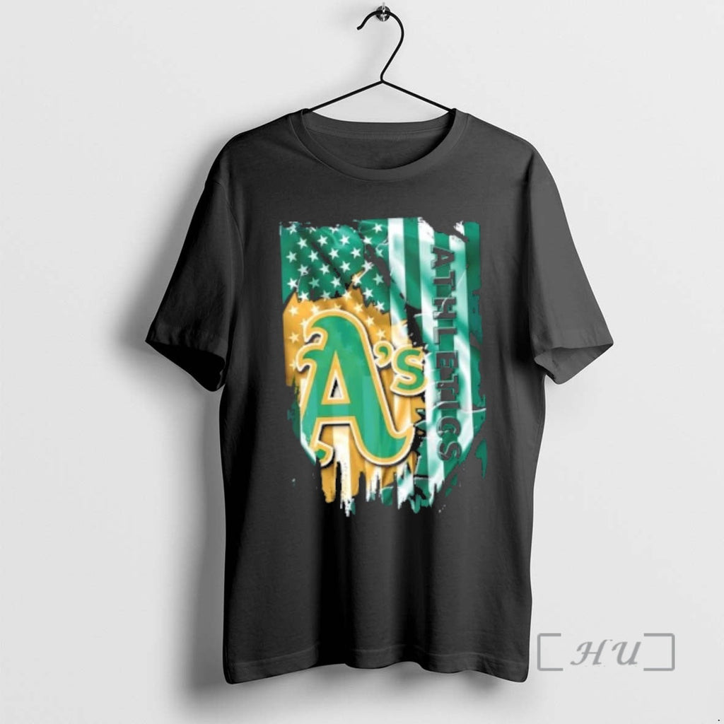Officials Oakland Athletics Baseball X American Flag T-Shirts, Hoodie, Sweatshirt