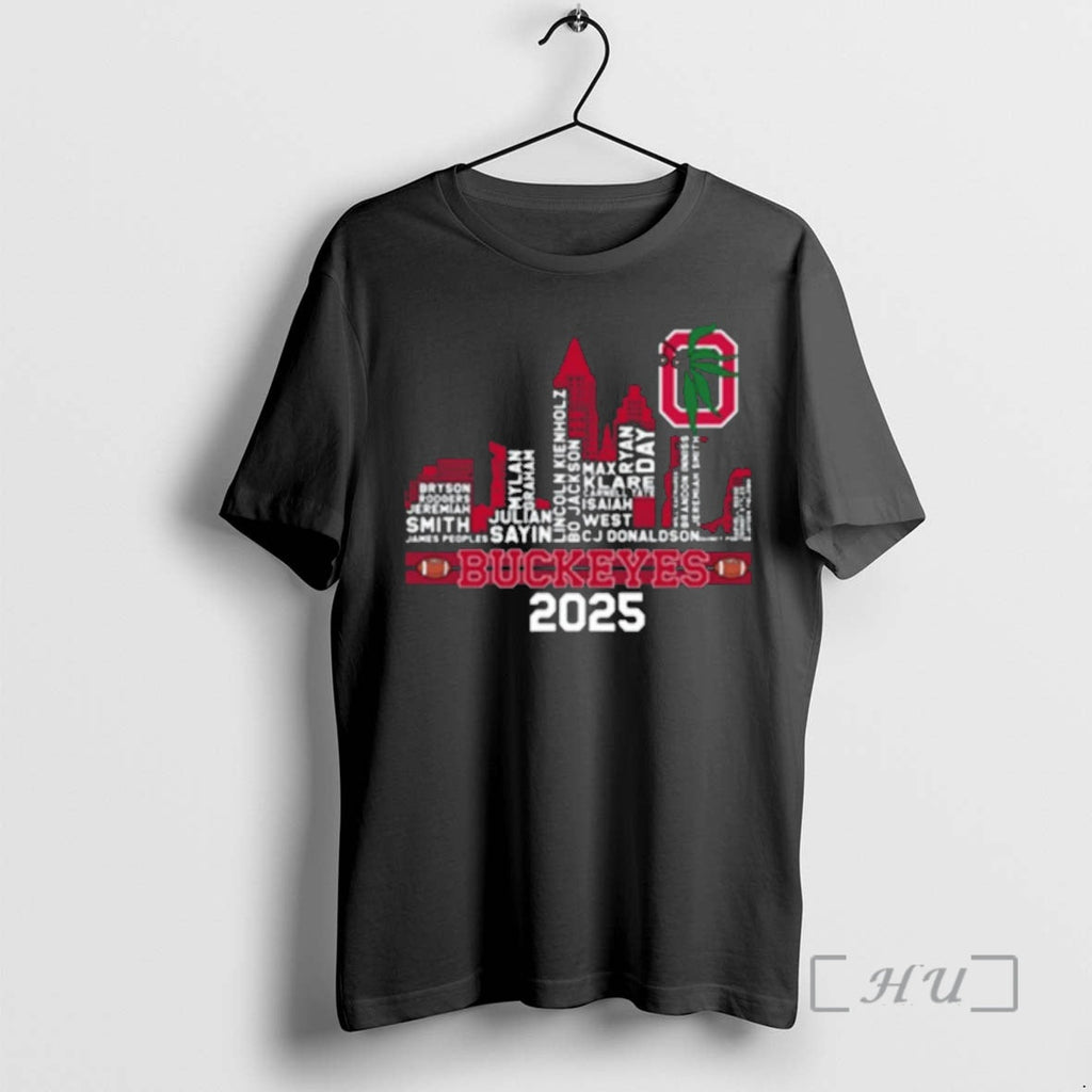 Officials Ohio Buckeye Typo 2025 Logo City Vintage T-Shirts, Hoodie, Sweatshirt