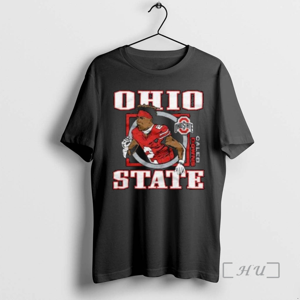 Officials Ohio State Caleb Downs Circle Black T-Shirts, Hoodie, Sweatshirt