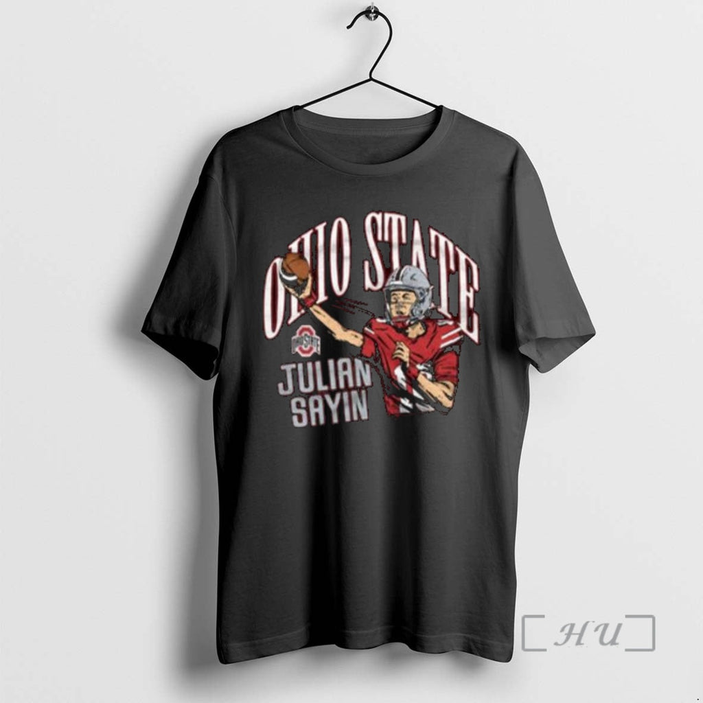 Officials Ohio State Julian Sayin Circle Black T-Shirts, Hoodie, Sweatshirt