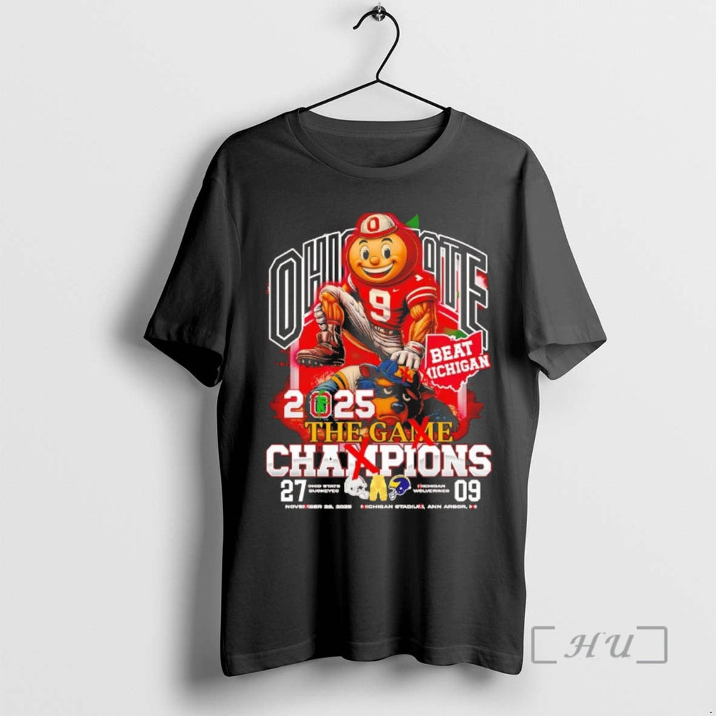 Officials Ohio State Beat Michigan 2025 Game Champions Chriast T-Shirts, Hoodie, Sweatshirt