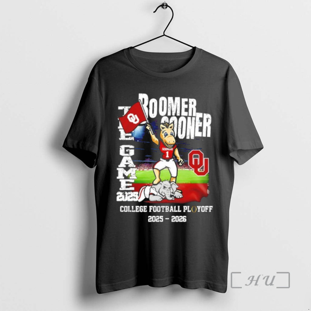 Officials Oklahoma Sooners Boomer Sooner Game 2025 26 Cfp Beat Alabama T-Shirts, Hoodie, Sweatshirt