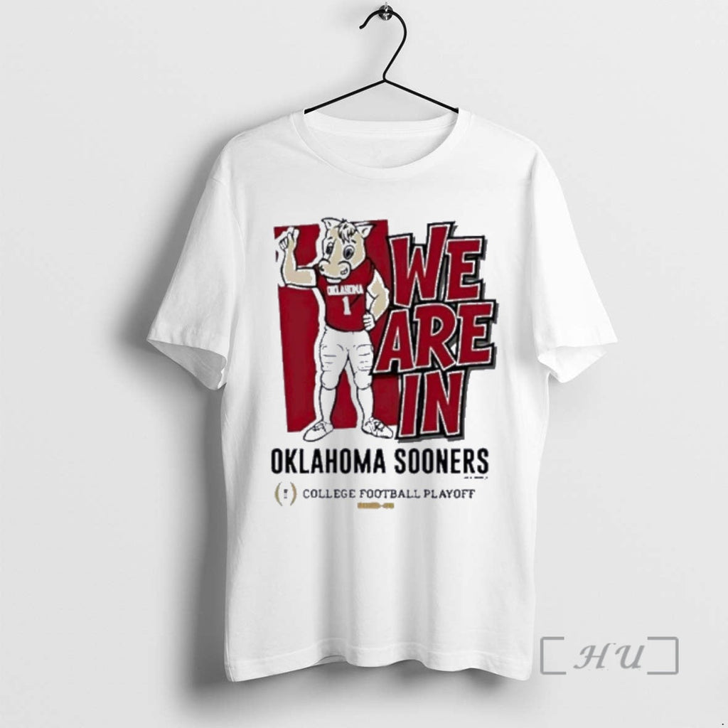 Officials Oklahoma Sooners We Are 2025 Cfp Bound Mascot T-Shirts, Hoodie, Sweatshirt