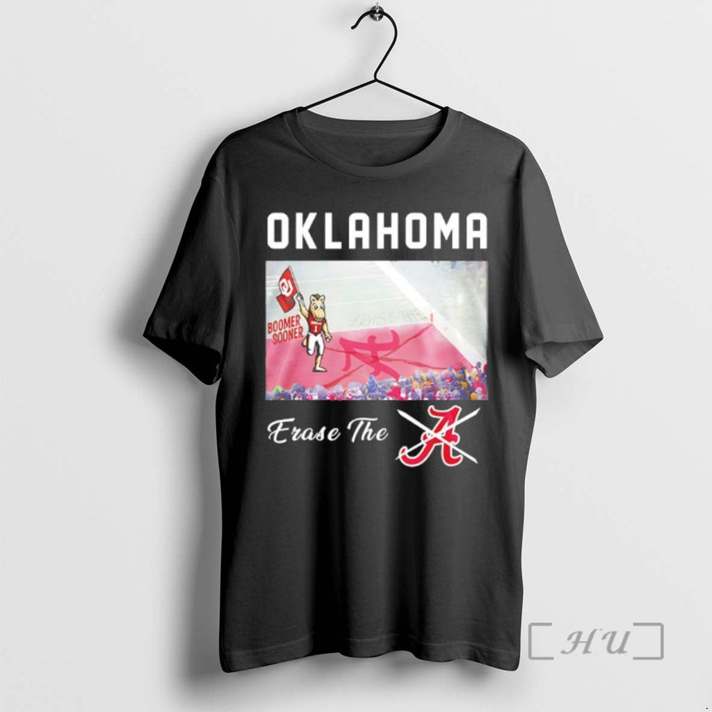 Officials Oklahoma Sooners Erase Not Alabama T-Shirts, Hoodie, Sweatshirt