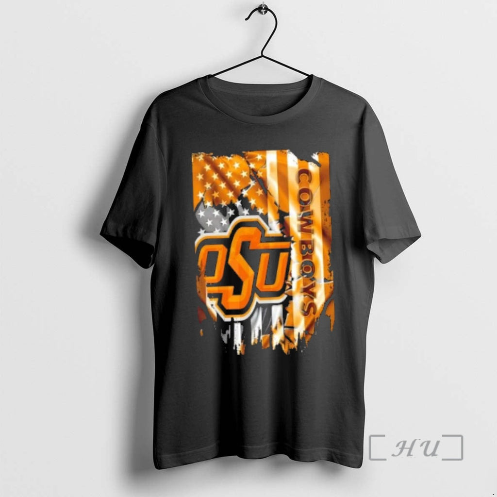 Officials Oklahoma State Cowboys Football X American Flag T-Shirts, Hoodie, Sweatshirt