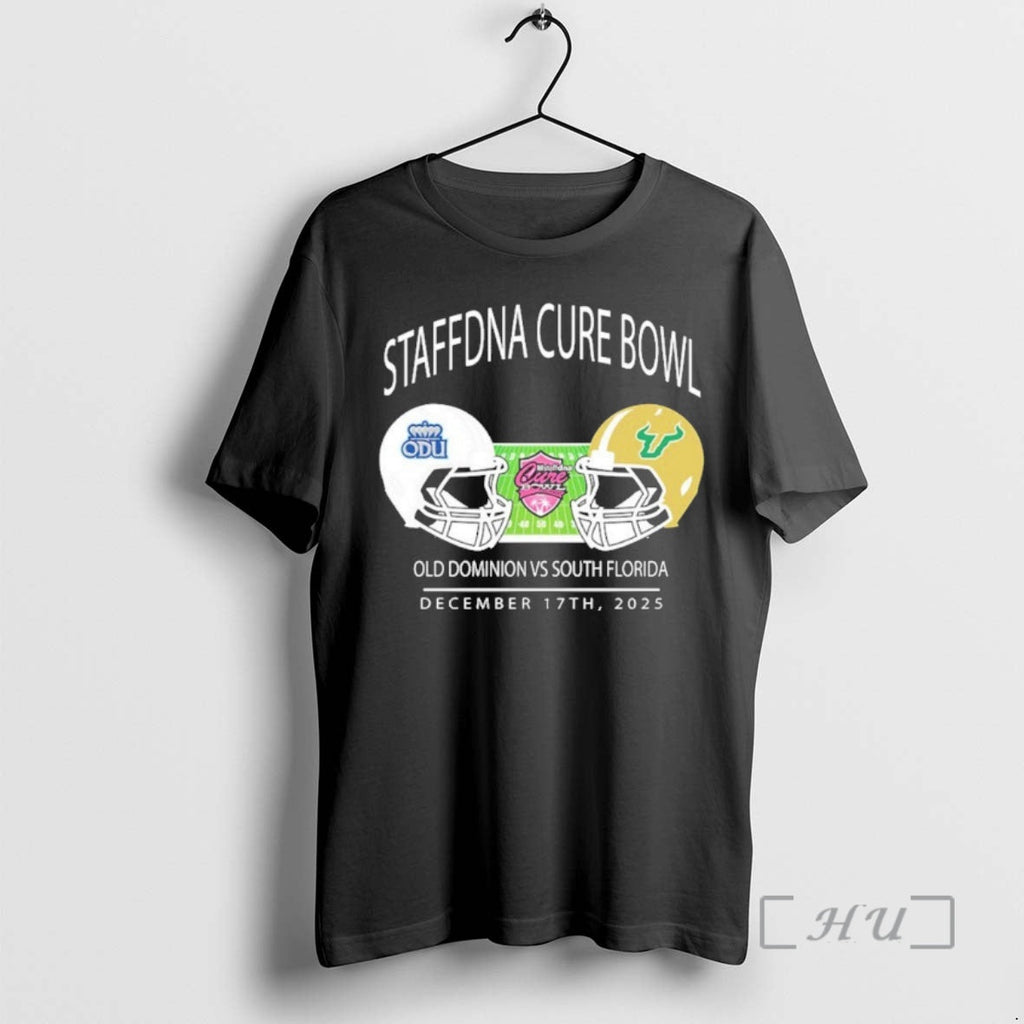 Officials Old Dominion Monarchs Football Vs South Florida Bulls Staffdna Cure Bowl December 17th 2025 T-Shirts, Hoodie, Sweatshirt