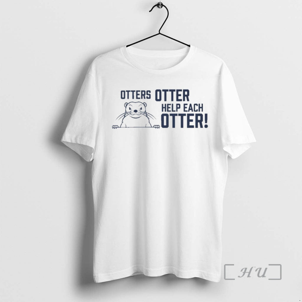 Officials Otters Otter Help Each Otter T-Shirts, Hoodie, Sweatshirt