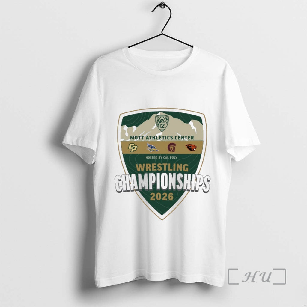 Officials Pac 12 Conference Mott Athletics Center Hosted Cal Poly Wrestling Championships 2026 T-Shirts, Hoodie, Sweatshirt
