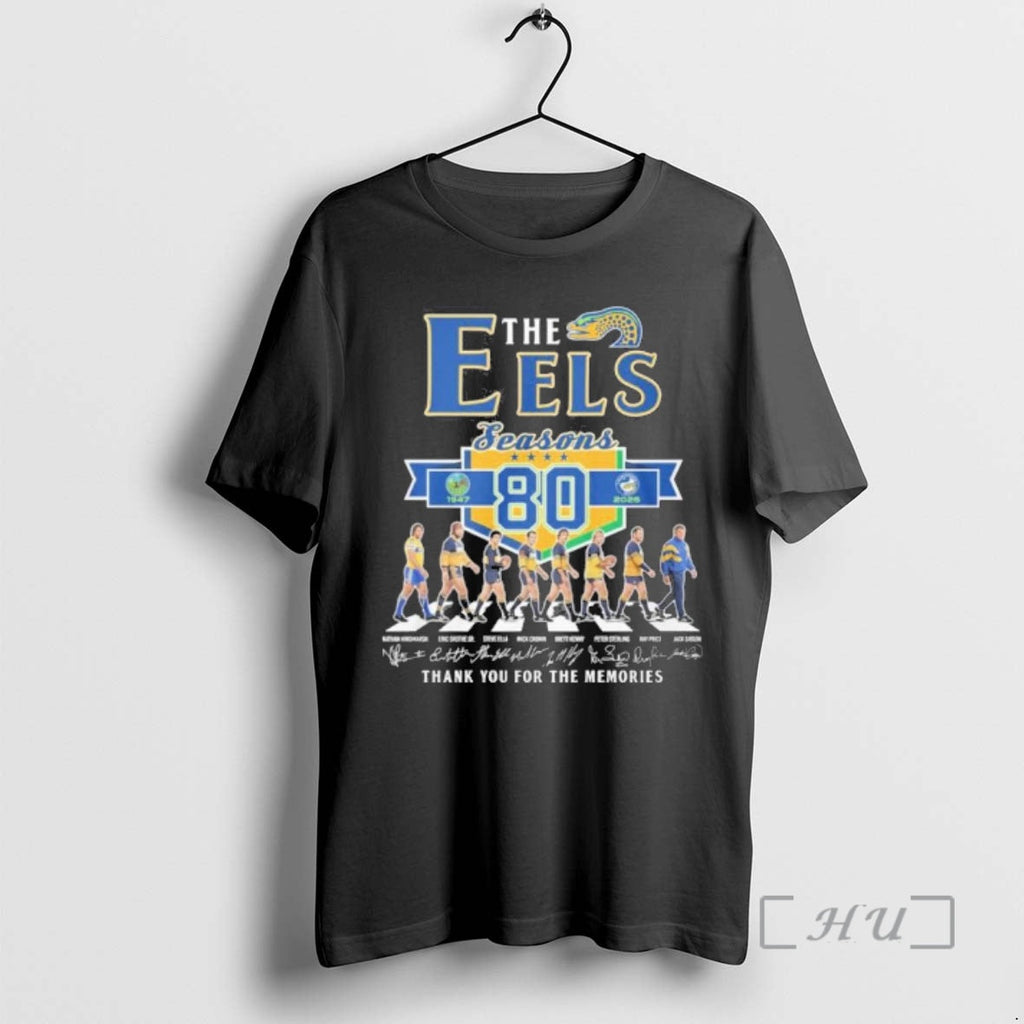 Officials Parramatta Eels Abbey Road 80 Seasons 1947 2026 T-Shirts, Hoodie, Sweatshirt