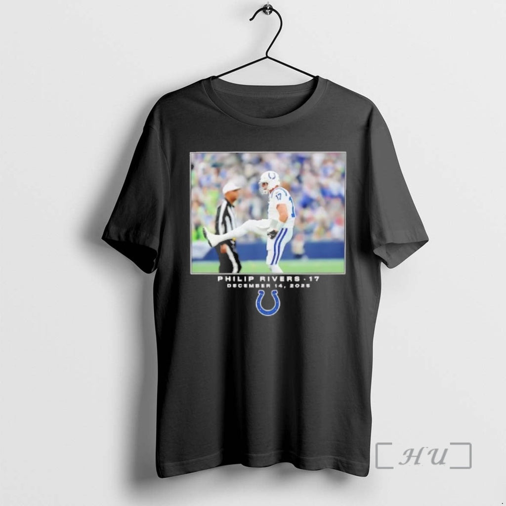 Officials Philip Rivers 2025 Moment Indianapolis Colts T-Shirts, Hoodie, Sweatshirt