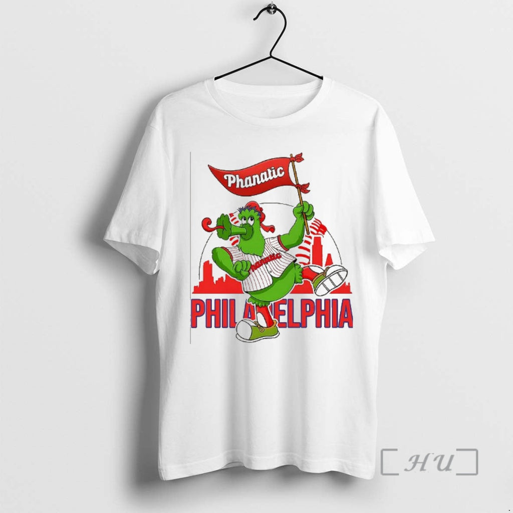 Officials Phillie Phanatic Dancing Philadelphia Phillies Baseball Skyline Mascot T-Shirts, Hoodie, Sweatshirt