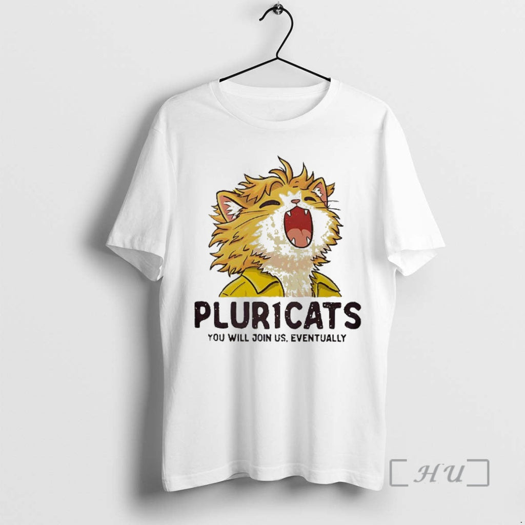 Officials Plur1cats You Will Join Us Eventually Cartoon T-Shirts, Hoodie, Sweatshirt