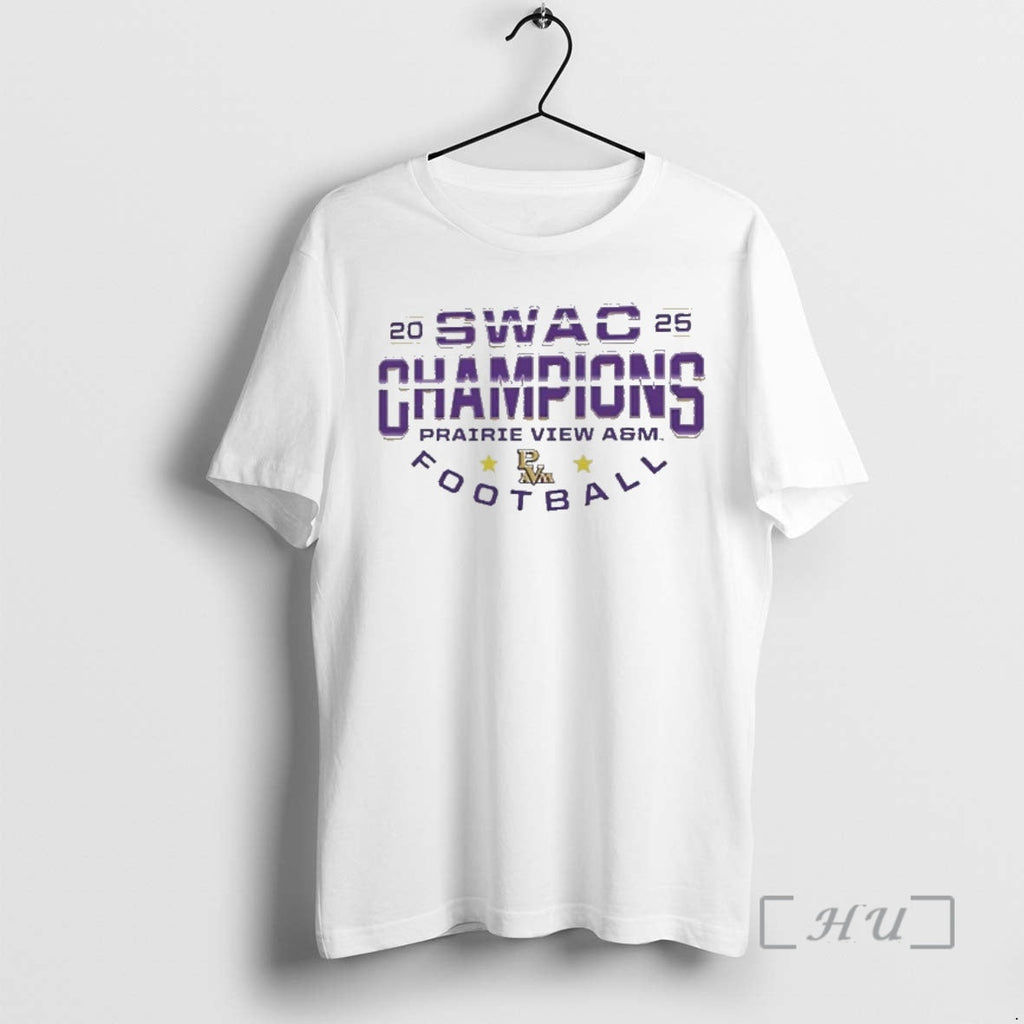 Officials Prairie View Am Football 2025 Swac Champions T-Shirts, Hoodie, Sweatshirt