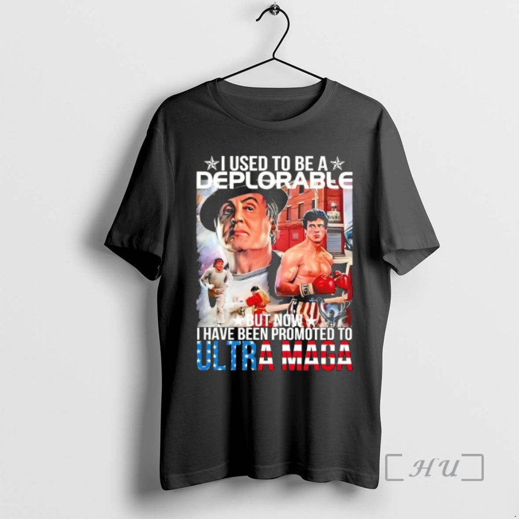 Officials Rambo I Used Be Deplorable But Now I Have Been Promoted T-Shirts, Hoodie, Sweatshirt