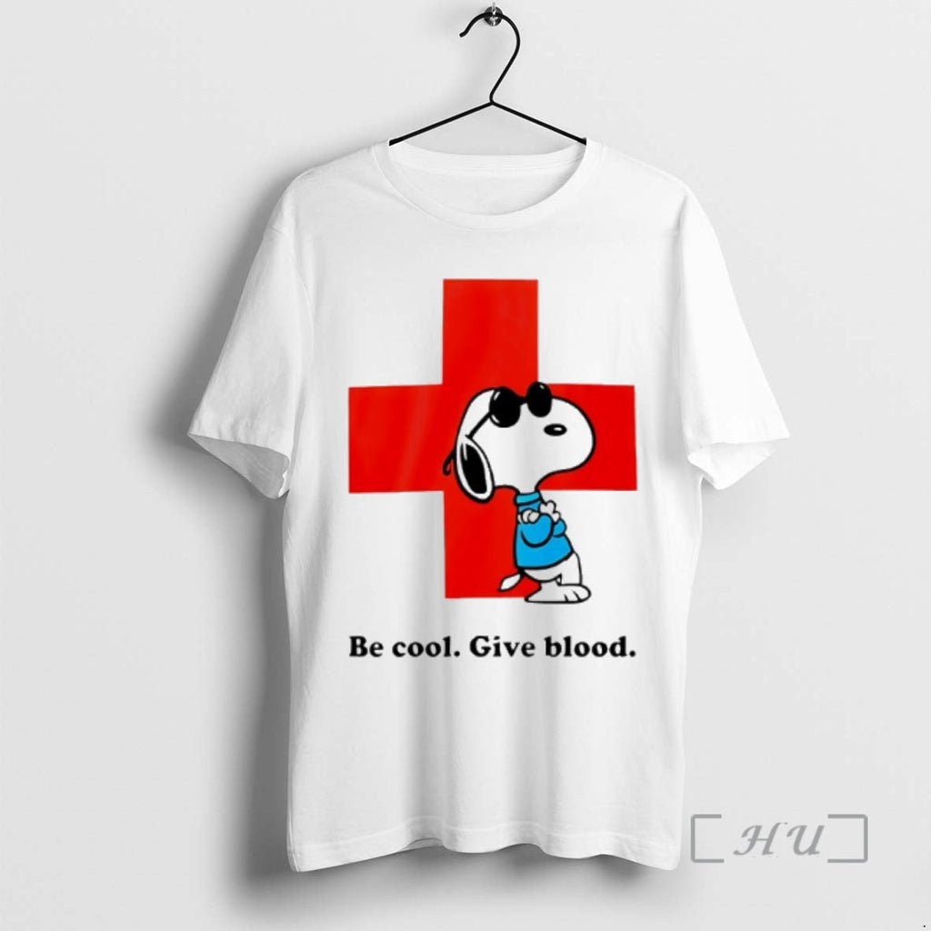 Officials Red Cross Peanuts Be Cool Give Blood T-Shirts, Hoodie, Sweatshirt