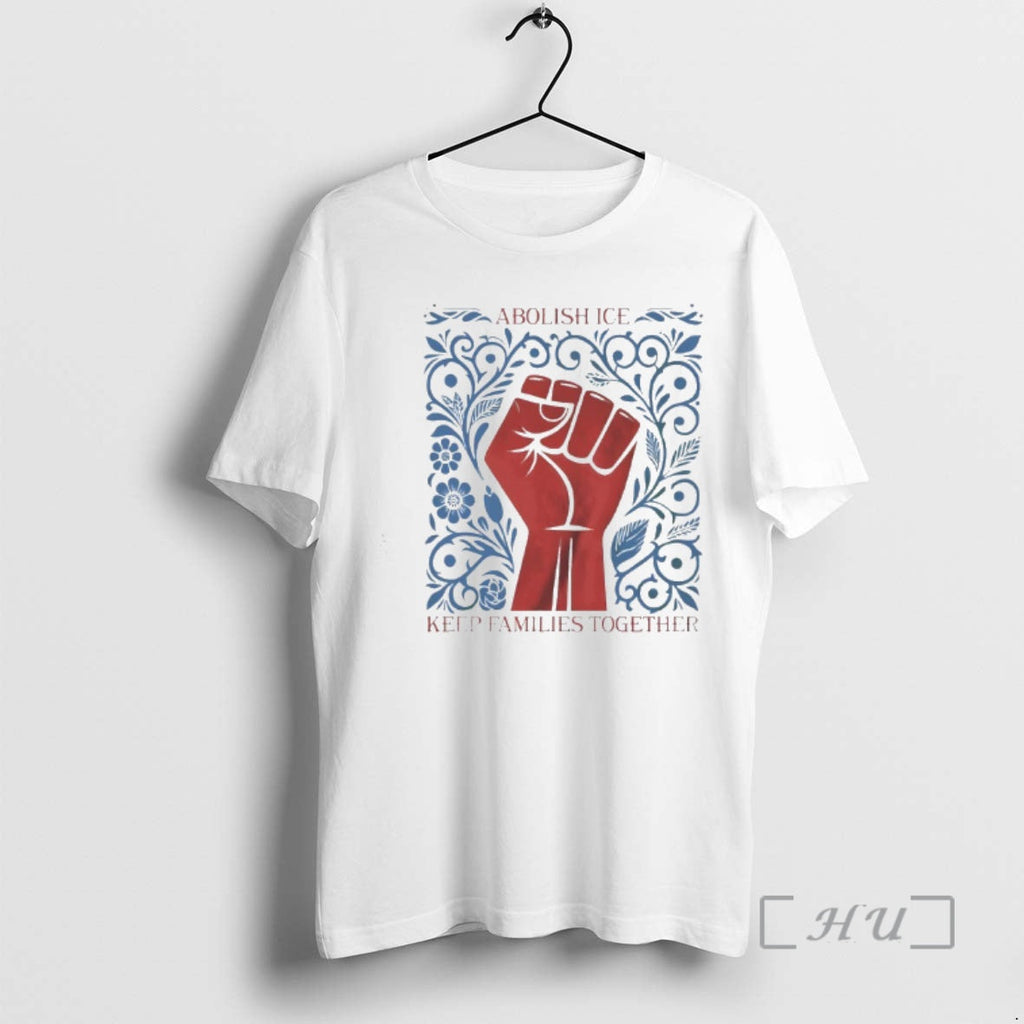 Officials Red Fist Abolish Ice Keep Families Together T-Shirts, Hoodie, Sweatshirt