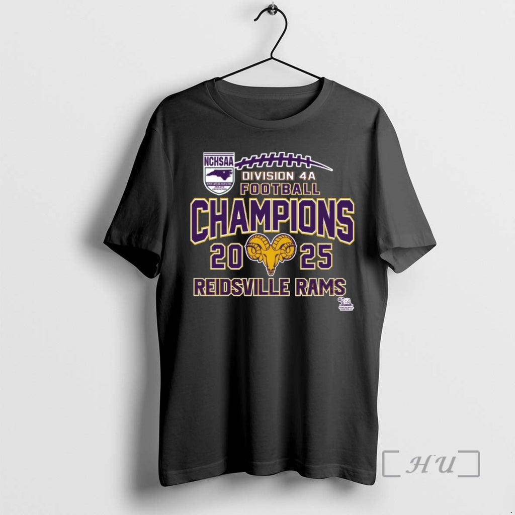 Officials Reidsville Rams 2025 Nchsaa Division 4a Football Champions T-Shirts, Hoodie, Sweatshirt