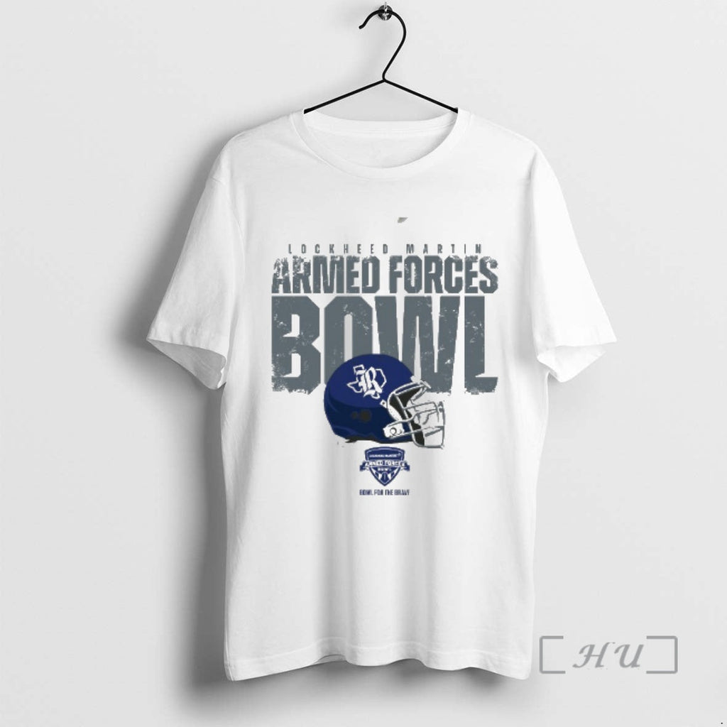 Officials Rice Owls 2025 Lockheed Martin Armed Forces Bowl Helmet T-Shirts, Hoodie, Sweatshirt