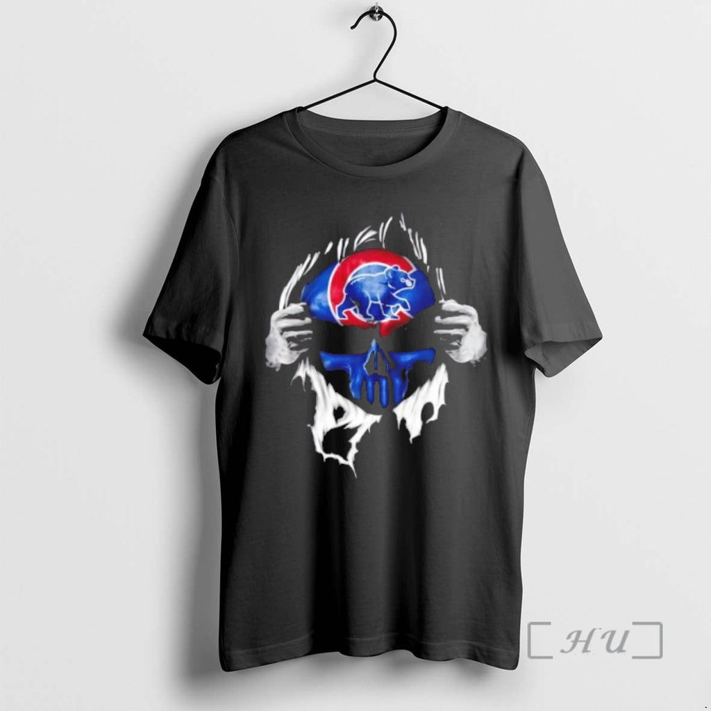Officials Ripped Chest Skull Deep Chicago Cubs Till Grave T-Shirts, Hoodie, Sweatshirt