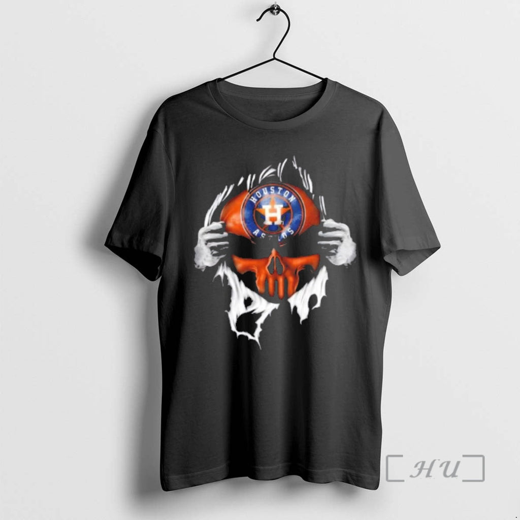 Officials Ripped Chest Skull Deep Houston Astros Till Grave T-Shirts, Hoodie, Sweatshirt
