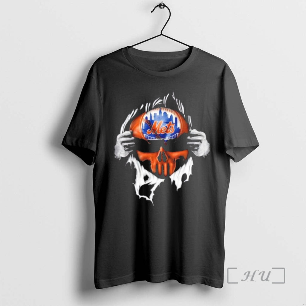 Officials Ripped Chest Skull Deep New York Mets Till Grave T-Shirts, Hoodie, Sweatshirt