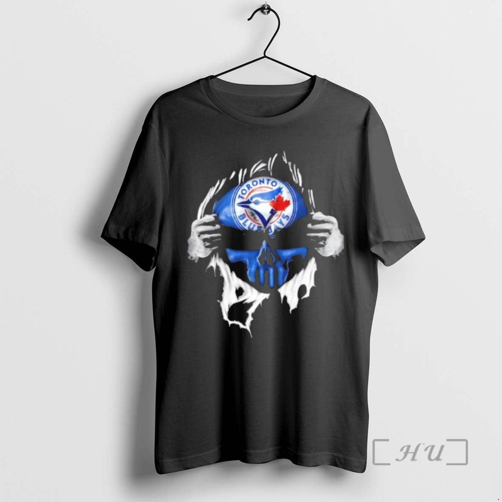 Officials Ripped Chest Skull Deep Toronto Blue Jays Till Grave T-Shirts, Hoodie, Sweatshirt