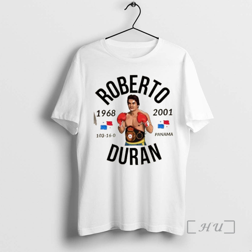 Officials Roberto Duran 1968 2001 Panama Flag T-Shirts, Hoodie, Sweatshirt