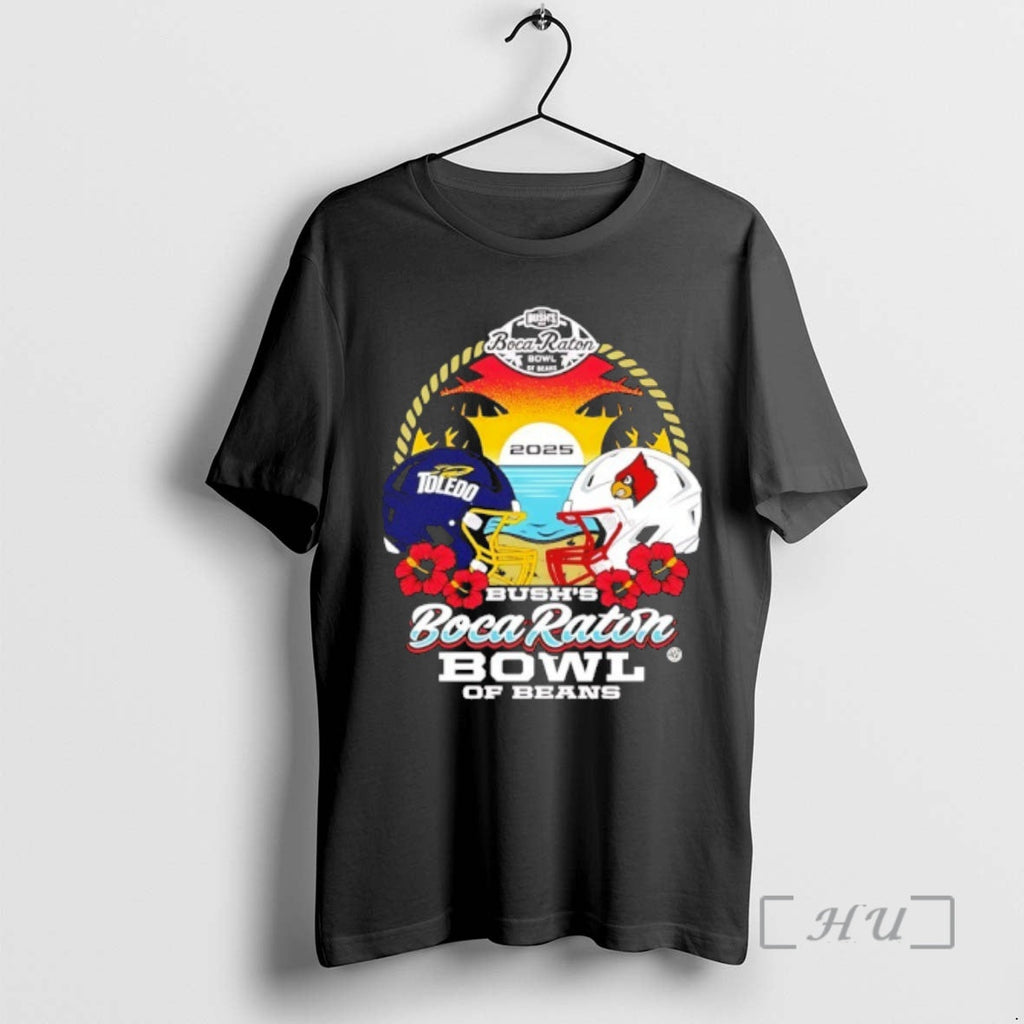 Officials Rocket Vs Cardinals 2025 Boca Raton Bowl Helmet T-Shirts, Hoodie, Sweatshirt