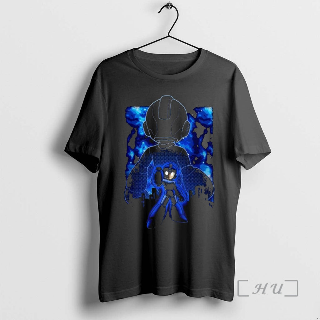 Officials Rockman Nebula Mega Man Skyline Classic Video Game T-Shirts, Hoodie, Sweatshirt