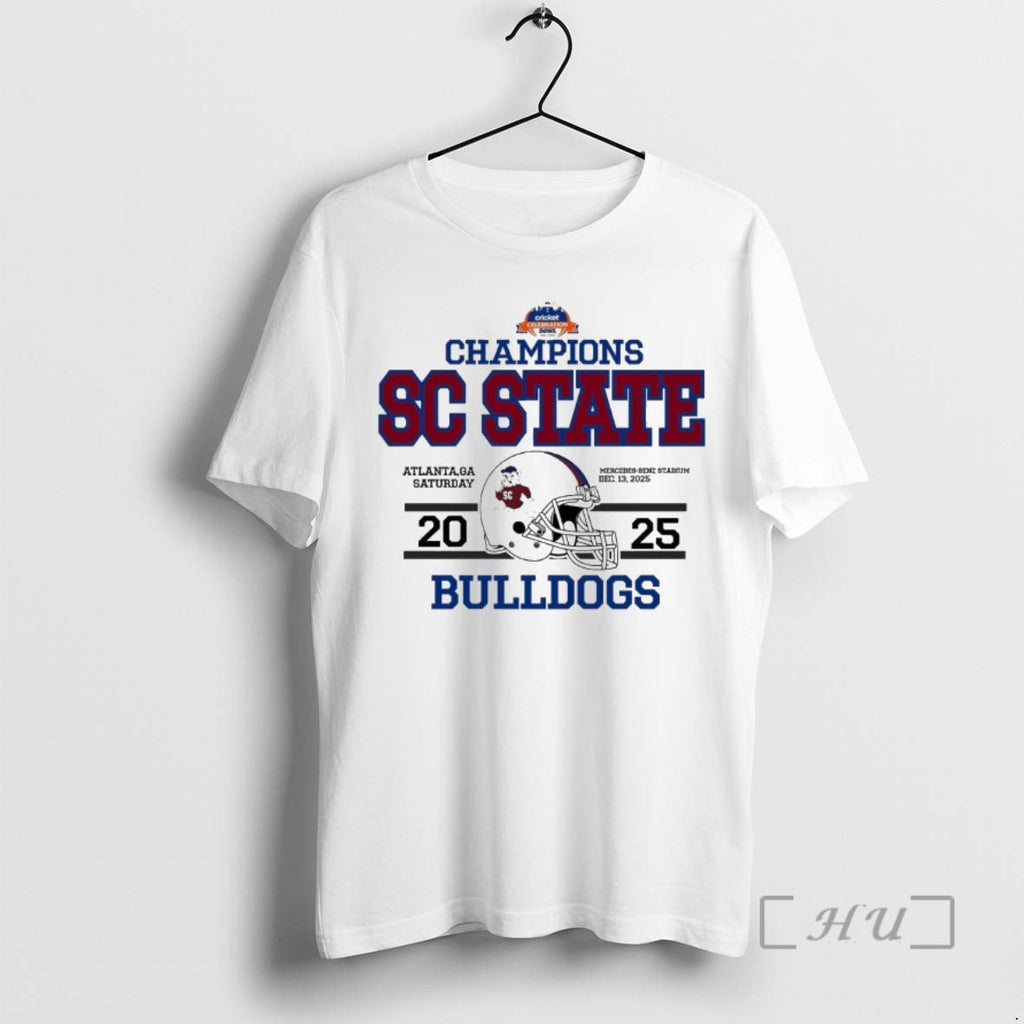 Officials Sc State Bulldogs 2025 Cricket Celebration Bowl Champions T-Shirts, Hoodie, Sweatshirt