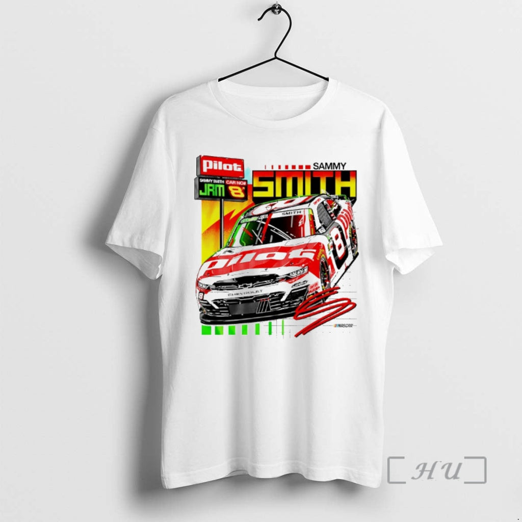 Officials Sammy Smith 8 Pilot Car Cua Jr Motorsports Team T-Shirts, Hoodie, Sweatshirt